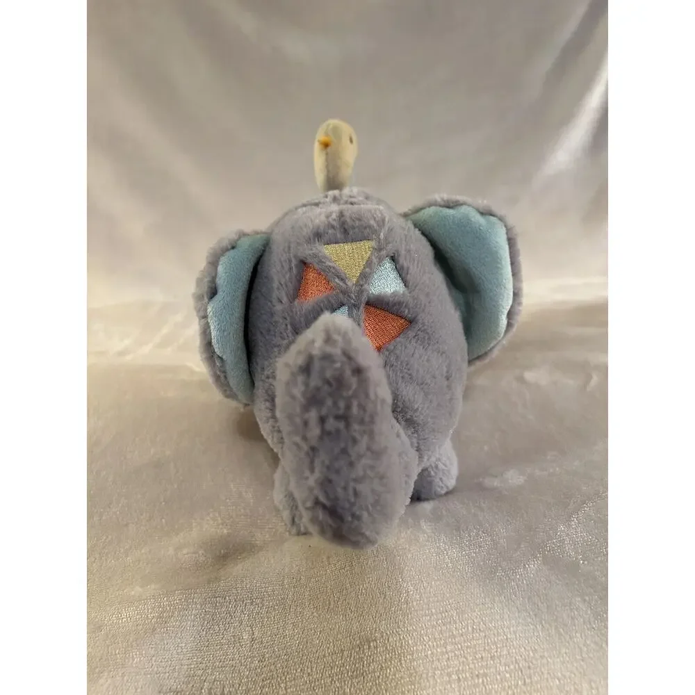 Baby Dumpling Wind-up Whale & Elephant Plush Musical Lovey Toys Stuffed Animal